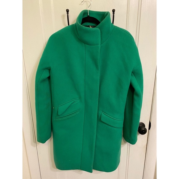J. Crew Jackets & Blazers - J.CREW Cocoon Coat Green Stadium Cloth 4